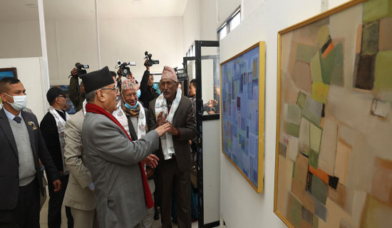 PM Prachanda applauds artists for promoting fine arts