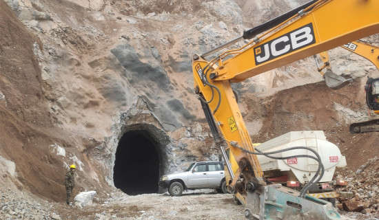 Breakthrough made in entry of supply tunnel of Tanahu hydel project
