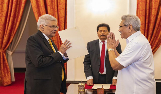Wickremesinghe chosen Sri Lanka PM in effort to quell crisis