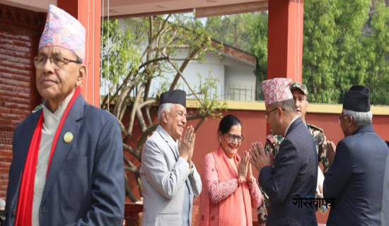 In pictures: President Paudel's tea reception