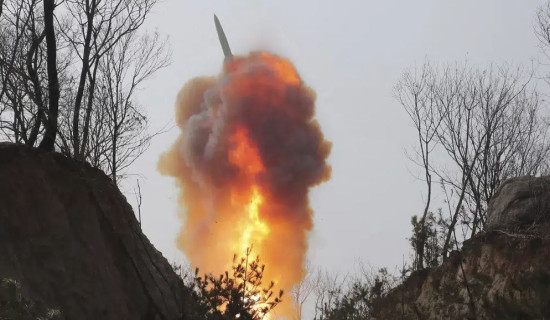 Latest missile simulated nuclear counterattack