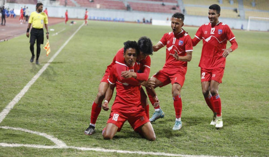 Nepal beat Laos 2-0, make winning start at PM Three Nations Cup