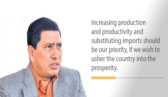 DPM Shrestha stresses productivity boost