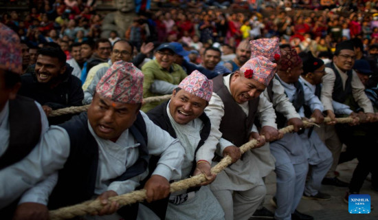 Bisket Jatra Festival celebrated in Bhaktapur