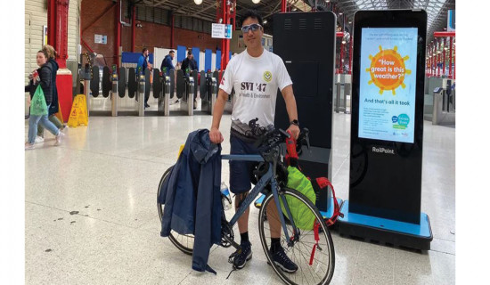 Actor Joshi to cycle from London to Paris