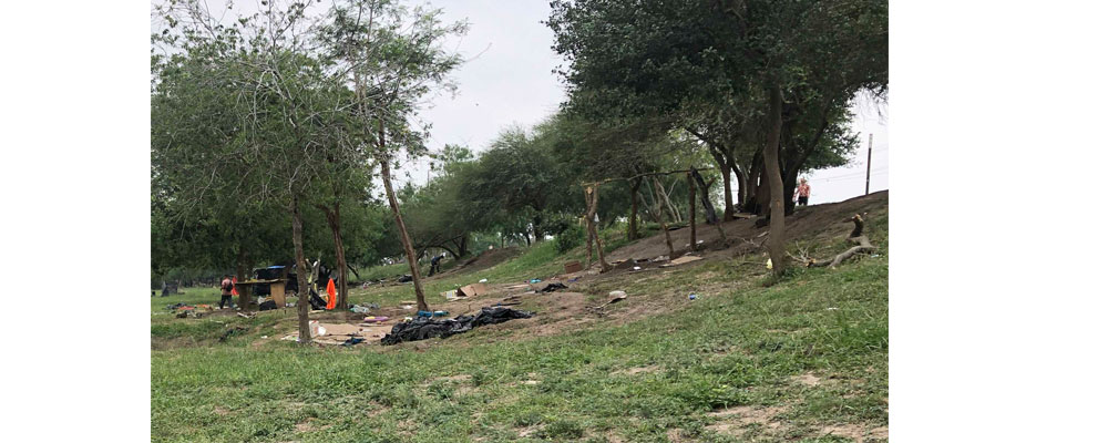 Mexico migrant camp tents torched across border from Texas