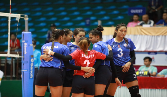 Nepal secure third place in CAVA Women's Volleyball