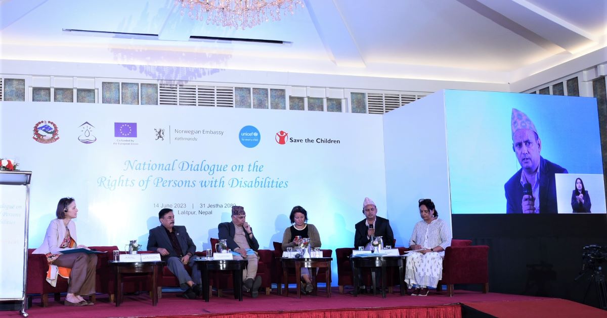 National dialogue on rights of persons with disabilities held