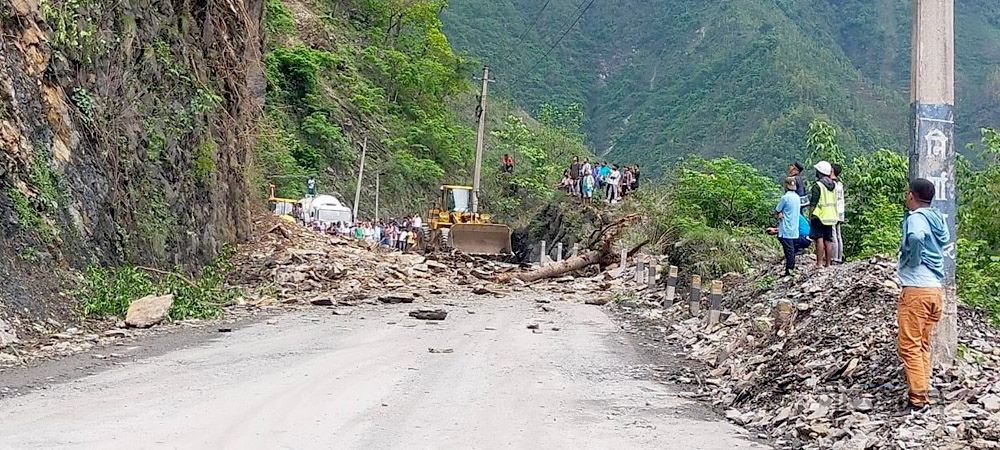 Mugling narayanghat discount road landslide today