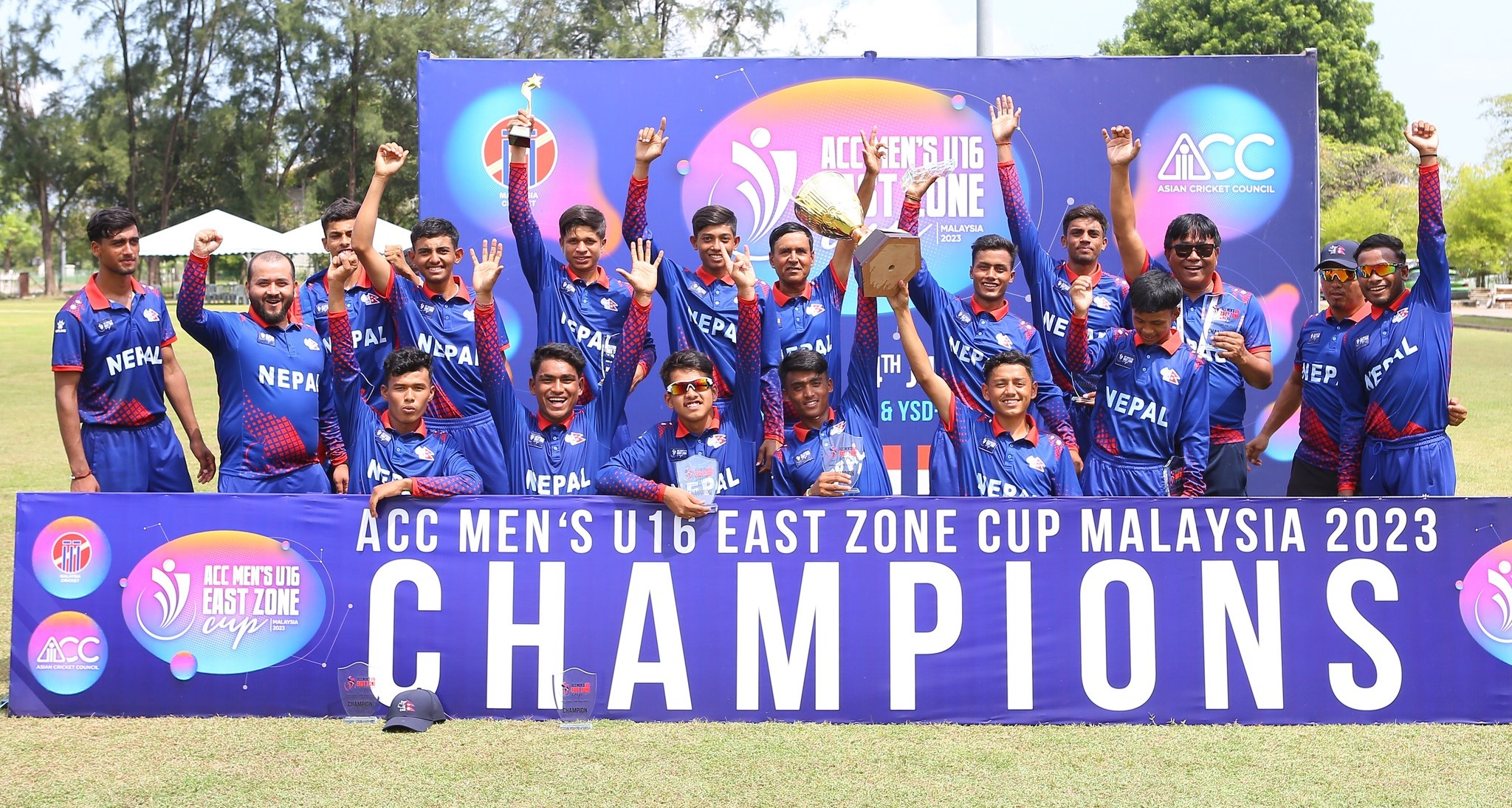 Nepal emerge ACC U16 East Zone Cup Cricket Champions