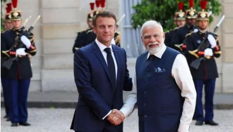 Modi and Macron agree on defence ties but stand apart on Ukraine