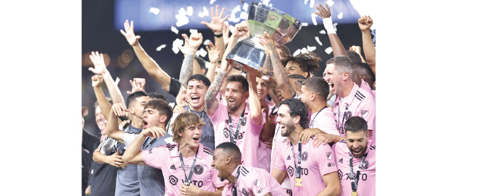 Messi leads Miami to first trophy with Leagues Cup win