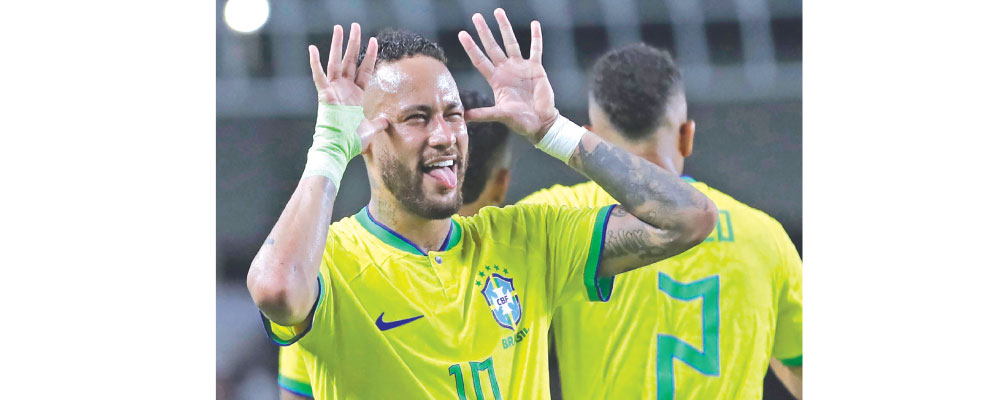 Neymar breaks Pele's goal-scoring record as Brazil thrash Bolivia