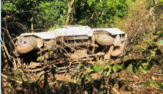 Five killed in Syangja jeep accident