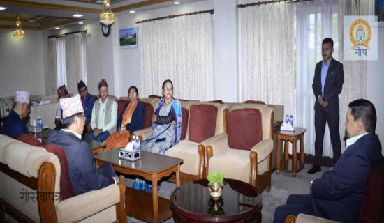 DPM Shrestha and NTF team hold talks