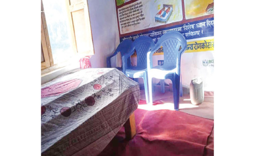 Room where girls can take rest during menstrual discomfort