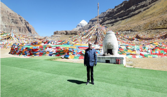 PM Prachanda visits Mansarovar, Mount Kailash