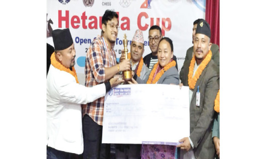 Indian player Kundu wins Hetauda Cup Asian Open Chess title
