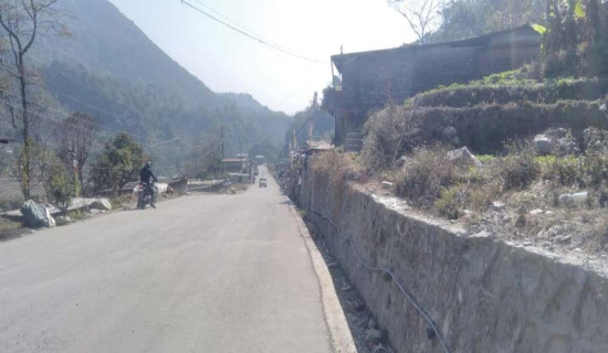 Besisahar-Chame road blacktopped
