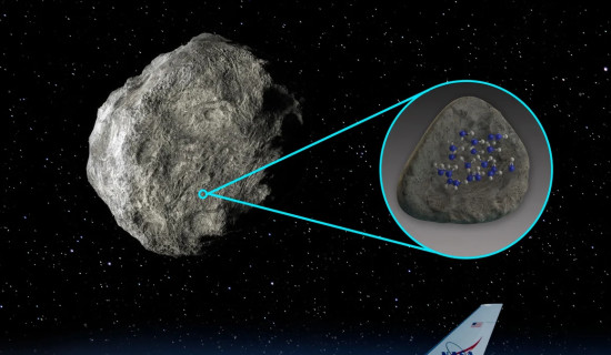 Water molecules detected on the surface of asteroids for the first time