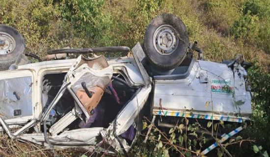 Achham jeep accident: One child killed, 14 injured