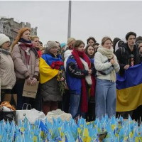 European leaders in Kyiv to mark 3rd year of Russia-Ukraine war