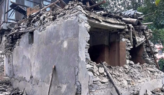 Quake-battered Bajhang slowly standing on its feet