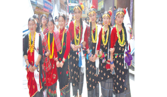 42nd Magar Day celebrated  in Beni of Mustang