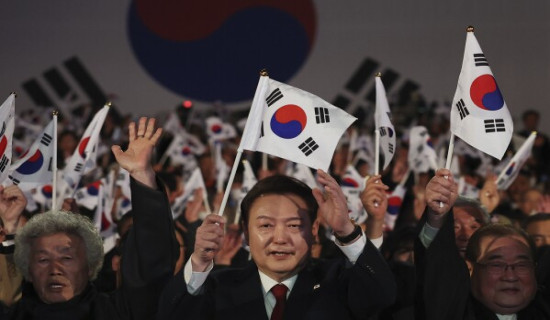 South Korea's Yoon  calls for unification