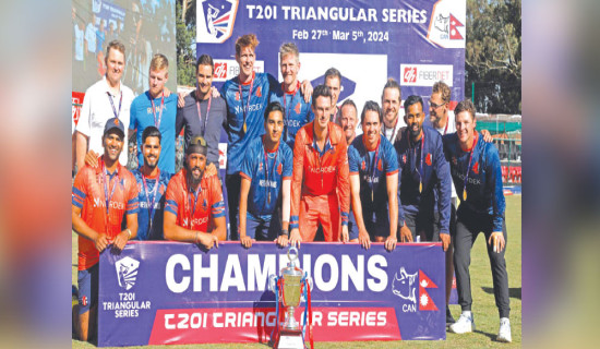 Netherlands defeat Nepal, clinch Tri-nation T20I series title
