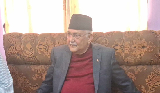 UML Chair Oli says some forces active in defaming DPM Lamichhane