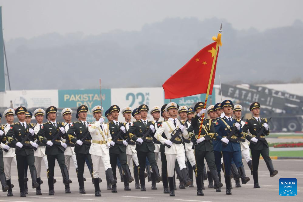 Chinese PLA Guard of Honor attends Pakistan Day parade