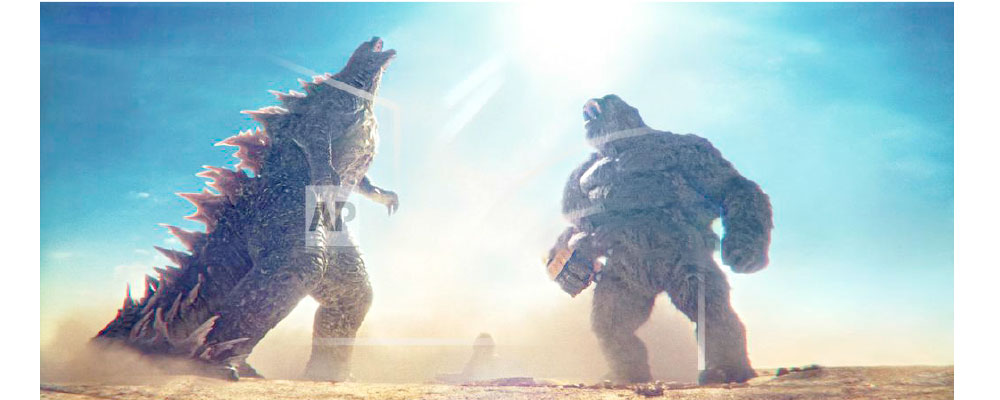 'Godzilla x Kong' maintains box-office dominion in 2nd weekend