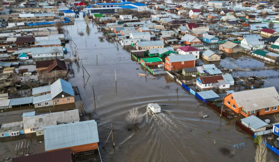 Water level rises sharply in Russia's Kurgan region
