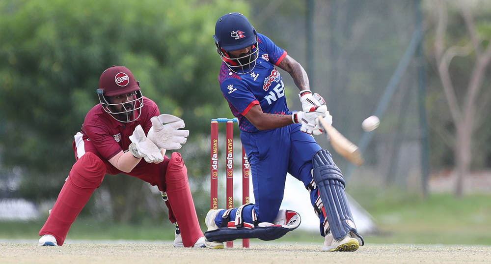 Nepal beats Qatar by 32 runs with all-round performance of Airee