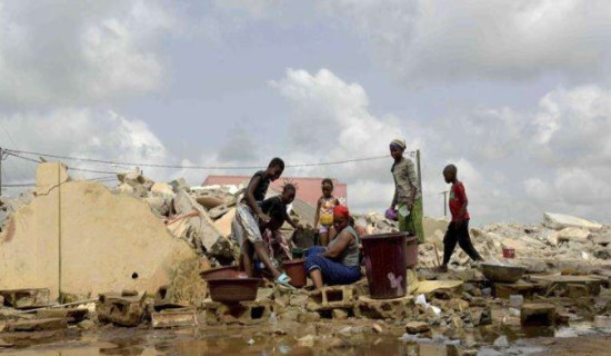 Homes demolished in Abidjan over health concerns