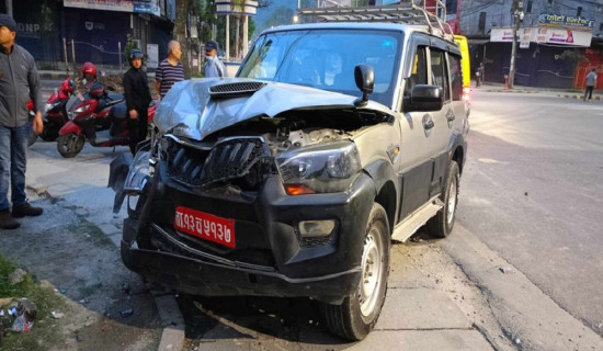 Eight Chinese citizens injured in Pokhara jeep accident