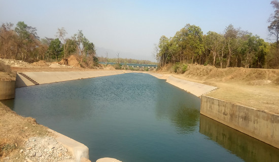 Eastern canal of Sikta Irrigation