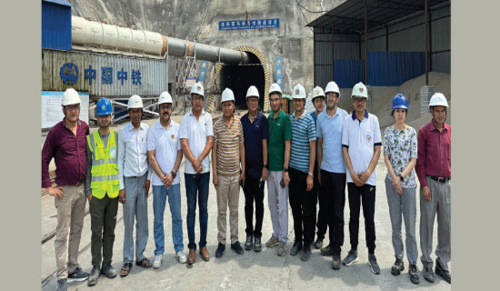NEA prepares to use TBM to dig tunnels  of hydropower projects