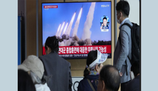 North Korea fires suspected short-range missiles into sea