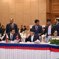 In pictures: President Paudel's tea reception