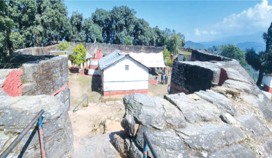 Amargadhi Fort’s historic armory vanishing