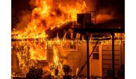 More than 65 houses gutted in fire