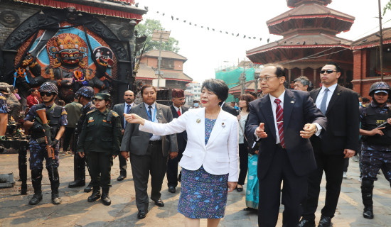 Japanese Minister observes Basantapur area