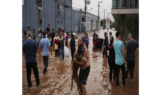 Floods in Brazil kill about  75 people, over 103 missing