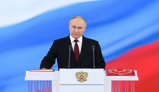 Putin formally takes office as Russian president for six-year term