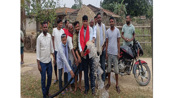 Deep tube wells being repaired to meet water needs in Dhanusha