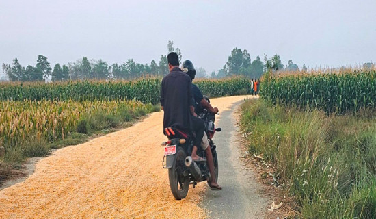 Police urge farmers not to dry food grains on roads