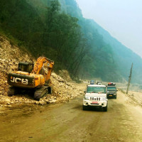 Report on progress of road projects undertaken by Nepali Army