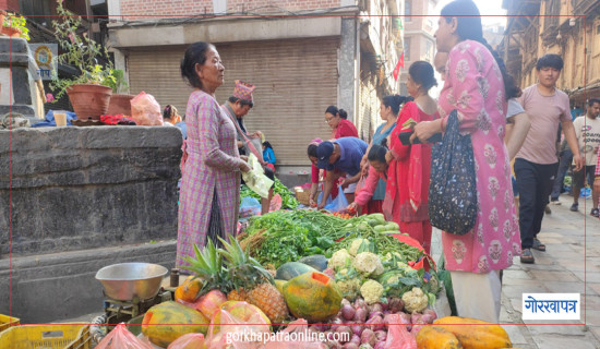 Attraction of vegetable stalls in Asan Bazaar streets: In pictures